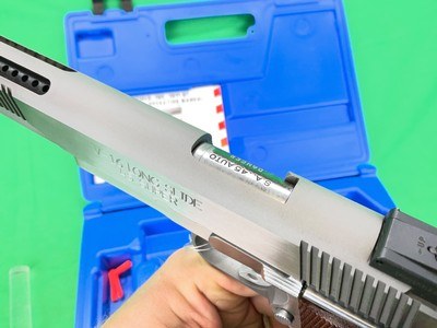 STAINLESS SPRINGFIELD ARMORY 1911 LONG SLIDE PORTED V16 45 SUPER V-16 - Image 9 of 19