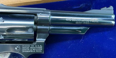 NEW YORK CONSERVATION POLICE SMITH & WESSON 19 357 MAG LIMITED ENGRAVED - Image 3 of 12