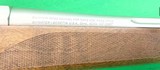 STAINLESS FLUTED TIKKA T3X 243 WIN TALLEY RINGS WOOD STOCK - Image 7 of 16