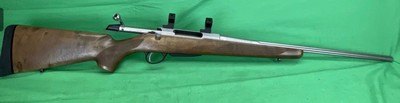 STAINLESS FLUTED TIKKA T3X 243 WIN TALLEY RINGS WOOD STOCK