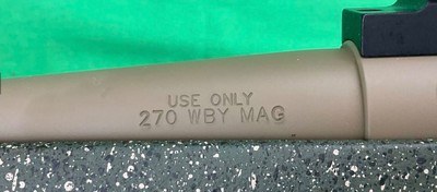 WEATHERBY MARK V FLUTED 270 WBY MAG 28” - Image 14 of 16