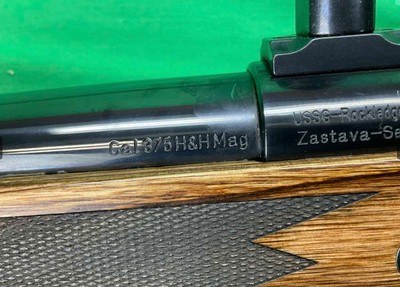 REMINGTON 798 375 H&H MAGNUM BIG BORE LAMINATE STOCK SERBIA - Image 21 of 21