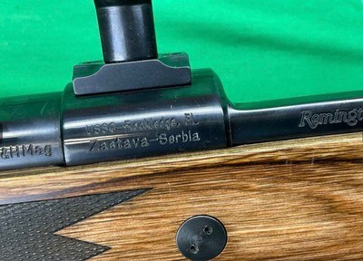 REMINGTON 798 375 H&H MAGNUM BIG BORE LAMINATE STOCK SERBIA - Image 20 of 21