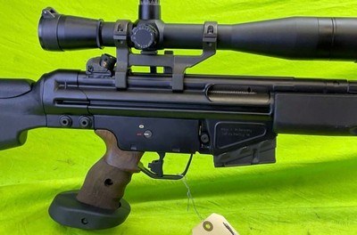 RARE HECKLER & KOCH HK911 PSG1 MSG90 SNIPER LEUPOLD HK 911 H&K MATCH TARGET - Image 5 of 22