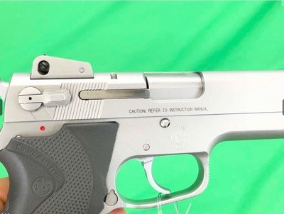 STAINLESS SMITH & WESSON 1006 10MM FULL SIZE S&W - Image 8 of 16