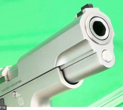 STAINLESS SMITH & WESSON 1006 10MM FULL SIZE S&W - Image 12 of 16