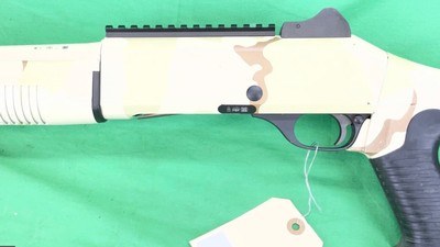 DESERT STORM CAMO BENELLI M4 12GA TACTICAL SEMI AUTO - Image 12 of 14