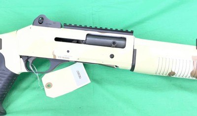 DESERT STORM CAMO BENELLI M4 12GA TACTICAL SEMI AUTO - Image 3 of 14