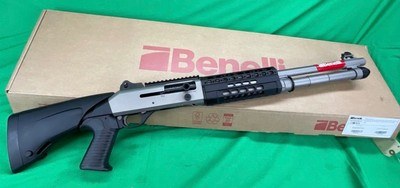 H2O SILVER BENELLI M4 TACTICAL 11733 12GA POLICE LE HOME DEFENSE RIOT 7 RD - Image 1 of 19