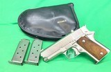 VINTAGE STAINLESS DETONICS COMBAT MASTER MKII COMPACT 1911 CARRY EXTRAS - Image 1 of 16
