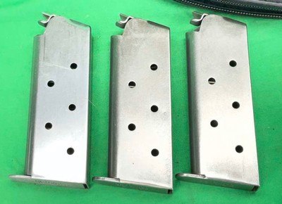 VINTAGE STAINLESS DETONICS COMBAT MASTER MKII COMPACT 1911 CARRY EXTRAS - Image 15 of 16