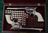 2 COLT - MFG 1961 Colt Master Engraver Ben Lane, Ivory Grips, Mahogany Case - 2 of 15