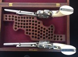 2 COLT - MFG 1961 Colt Master Engraver Ben Lane, Ivory Grips, Mahogany Case - 12 of 15