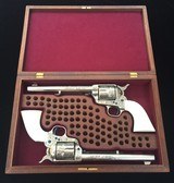 2 COLT - MFG 1961 Colt Master Engraver Ben Lane, Ivory Grips, Mahogany Case - 11 of 15