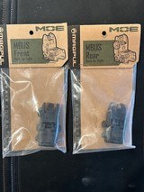 Magpul MBUS Front & Rear Sights / New Condition - 1 of 1