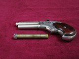 Remington-Rider Magazine Pistol Factory Engraved & Nickel Plated w/ Rosewood Grips - 7 of 7