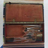 OFFICIAL LARGE SPANISH NAVAL SURGICAL SET ID'D DR. jOSE CARLES CIRA 1850 - 6 of 15