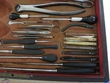OFFICIAL LARGE SPANISH NAVAL SURGICAL SET ID'D DR. jOSE CARLES CIRA 1850 - 9 of 15