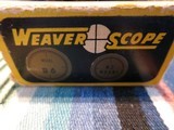NEW IN BOX WEAVER B-6 RIFLE SCOPE WITH INSTRUCTIONS - 3 of 7