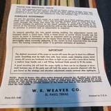 LIKE NEW (NO BOX) WEAVER B-4 RIFLE SCOPE WITH INSTRUCTIONS - 6 of 6