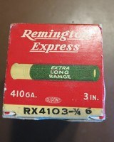 1
Full Box Of .410Ga. Remington Express 3" Shotgun Shells #6 Shot.