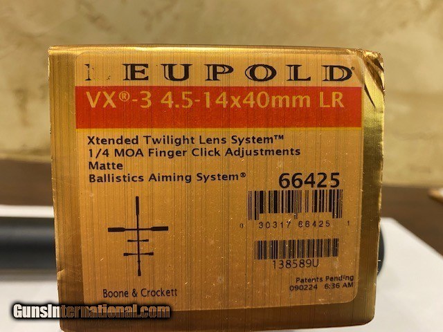 Leupold VX3 4.5-14x40 MM Long Range Rifle Scope