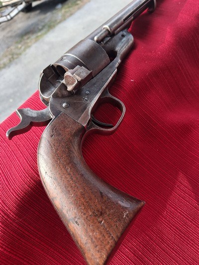 Colt 1860 Army Revolver, Richards Conversion With Iron Trigger Guard Single Action patent dates #5370 - Image 8 of 14