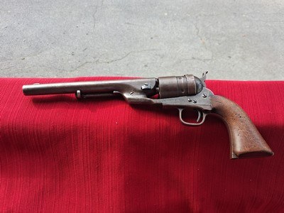 Colt 1860 Army Revolver, Richards Conversion With Iron Trigger Guard Single Action patent dates #5370 - Image 1 of 14