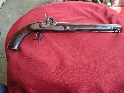 Mid 1800s Very Sharp Handmade Kentucky Style North Carolina Single Shot Engraved Pistol.45 caliber - Image 1 of 11