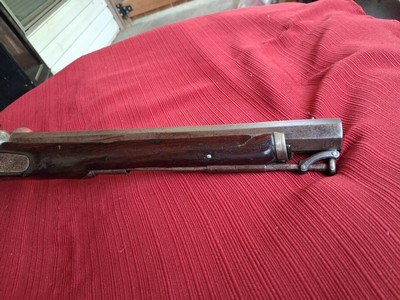 Mid 1800s Very Sharp Handmade Kentucky Style North Carolina Single Shot Engraved Pistol.45 caliber - Image 4 of 11