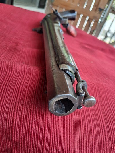 Mid 1800s Very Sharp Handmade Kentucky Style North Carolina Single Shot Engraved Pistol.45 caliber - Image 10 of 11