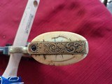 Rare Colt1851 Navy Factory Ivory Grips , Factory Engraved , Confederate Conversion - Image 7 of 15