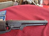 Rare Colt1851 Navy Factory Ivory Grips , Factory Engraved , Confederate Conversion - Image 10 of 15