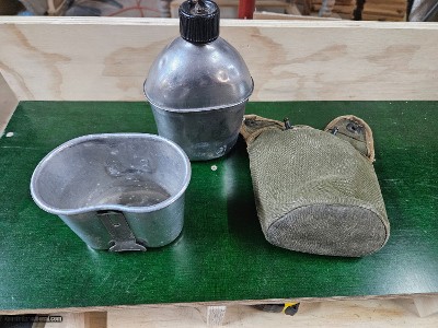 Canteen with cup