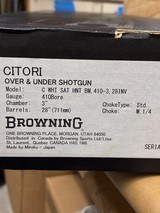 BROWNING CITORI WHITE SATIN HUNTER <> 410 <> 28 inch - 14 of 14