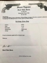 Colt SAA .45 Cattle Brand Engraved Weldon Bledsoe 7.5” Single Action - 11 of 15