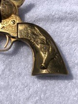 Colt SAA .45 Cattle Brand Engraved Weldon Bledsoe 7.5” Single Action - 6 of 15
