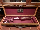 Original As New James Purdey & Sons Oak and Leather Case For .410 (or small Double Rifle) - 1 of 4