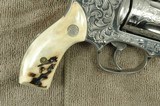 Smith & Wesson Fully Engraved Stainless Steel 640-1 .357 Magnum Centennial Stainless Model Engraved by Flannery Engraving with Horn Grips - 8 of 15