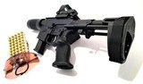 AR Ops Tech-9 ~ Custom Built in 9MM ~ Reset Trigger and Red Dot Scope - 7 of 9