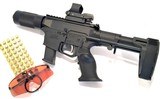 AR Ops Tech-9 ~ Custom Built in 9MM ~ Reset Trigger and Red Dot Scope - 2 of 9