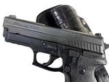 SIG SAUER P229 - .40 /.357 CAL W/ CUSTOM BLACK ALLIGATOR HOLSTER - Image 4 of 10