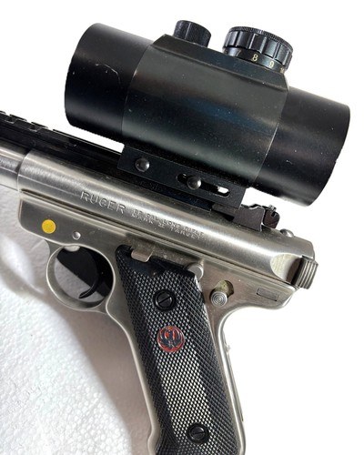 RUGER .22 LONG RIFLE MARK II TARGET PISTOL WITH SIMMONS SCOPE - Image 2 of 7