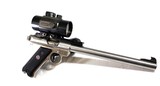 RUGER .22 LONG RIFLE MARK II TARGET PISTOL WITH SIMMONS SCOPE - Image 3 of 7