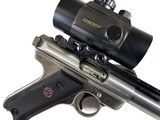 RUGER .22 LONG RIFLE MARK II TARGET PISTOL WITH SIMMONS SCOPE - Image 5 of 7