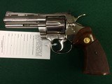 Colt Python w/4” bbl-nickel finish - 14 of 20