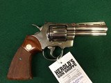 Colt Python w/4” bbl-nickel finish - 19 of 20