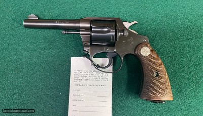 Colt Police Positive in .38 S & W (NOT .38 SPL!)
