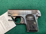 Colt .25 ACP Hammerless vest pocket model.
