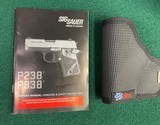 SIG P-238 .380 w/one mag & pocket holster - 5 of 16
